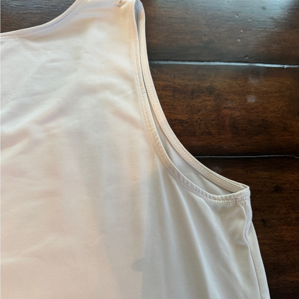 Charter Club White Tank Top- Size XL - Picture 9 of 11